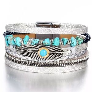 Vintage Multiple Layers Leather Bracelet